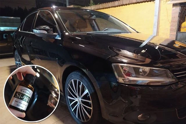 Volkswagen Sort Maling Glas Belægning